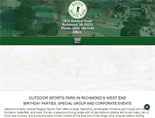 Tablet Screenshot of bogeyssportspark.com